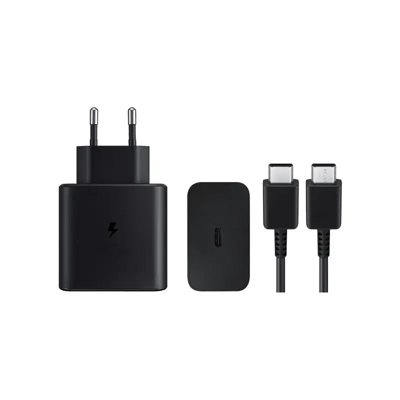 Original Samsung 45W USB-C Super Fast Charger - Black & White