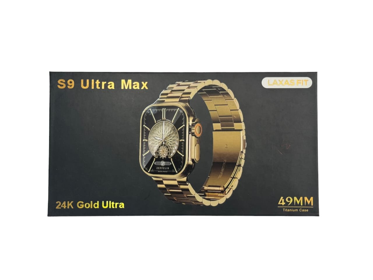 S9 Ultra Max Smart Watch Laxasfit- 24K Gold Edition Ultimate Fitness & Health Tracker