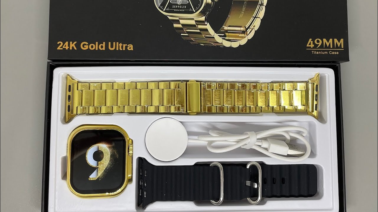 S9 Ultra Max Smart Watch Laxasfit- 24K Gold Edition Ultimate Fitness & Health Tracker